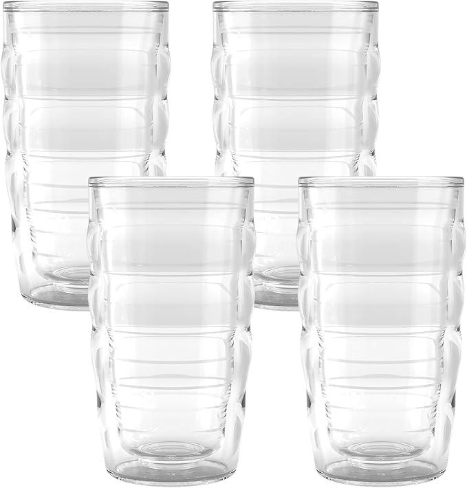 Tervis Clear & Colorful Tabletop 10oz Made in USA Double Walled Insulated by TervisTumblerCompany