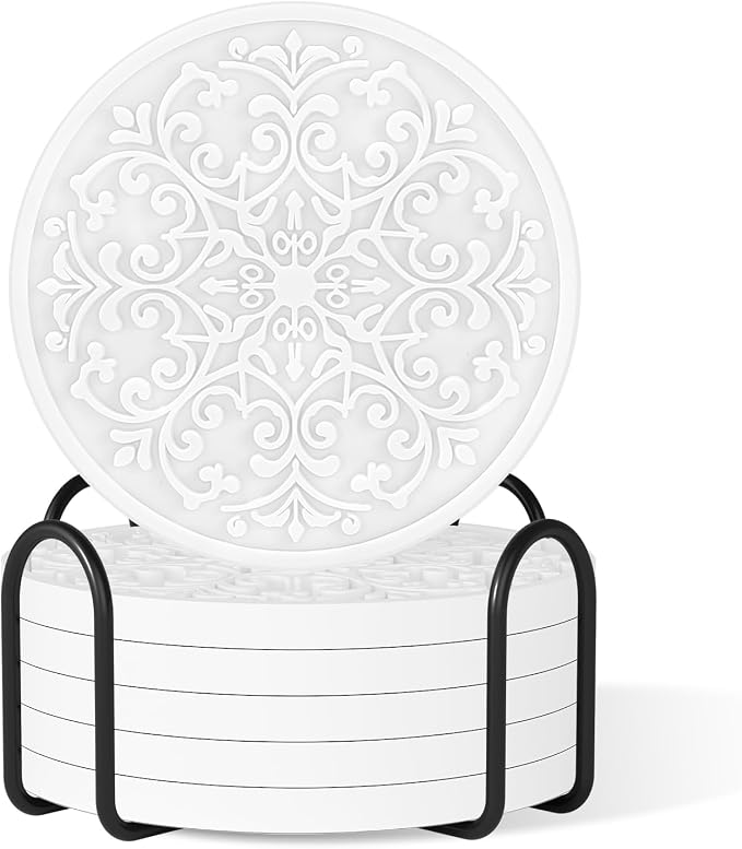 Drink Coasters, Coasters Set of 6 by Aiawoxc