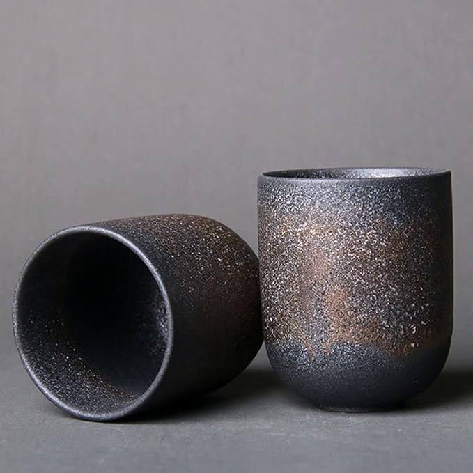 130ML Ceramic Tea, Kung Fu Cups Chinese Tea Cup, Japanese Style Handle-Less - Image 3