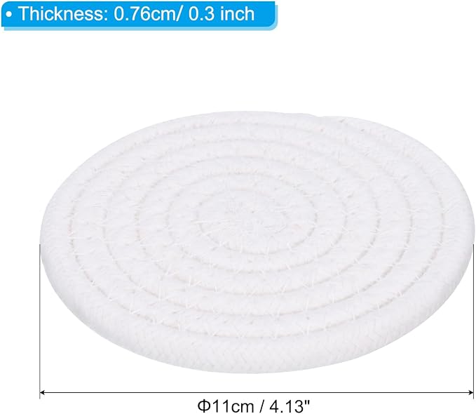 uxcell 8 Pcs Drink Coasters - Image 2