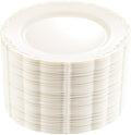 DaYammi 60PCS Ivory Plastic Plates, Party Plates Disposable Heavy Duty by DaYammiwillaccompanyyou