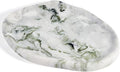 Luxury Natural Green Marble Vanity Tray, Cloud Shape Serving Stone Key Tray by Koville