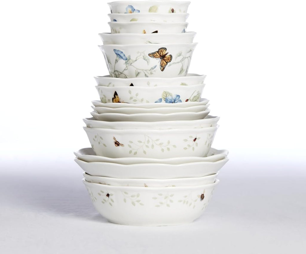 Lenox Butterfly Meadow Porcelain Pasta Bowl Set - Image 8