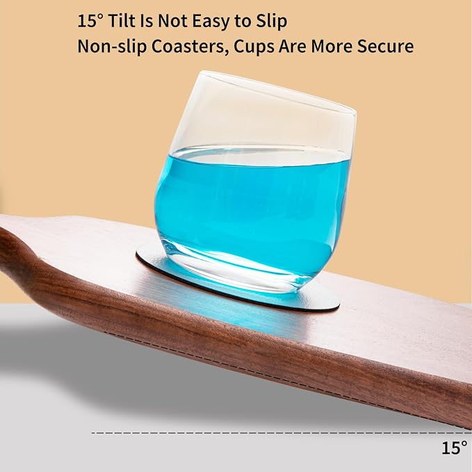 Faux Leather Drink Coasters - Image 3