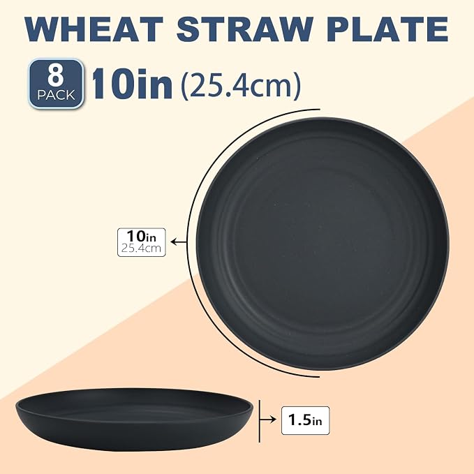 Wheat Straw Dinner Plates - Image 2