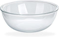 6.3 Qt Large Glass Mixing Bowl, 12.3" Clear Glass Salad Cooking Bowls by MUUBOOX