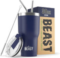 Beast 30 oz Tumbler Stainless Steel Vacuum Insulated Coffee Ice Cup Double Wall by GreensSteel