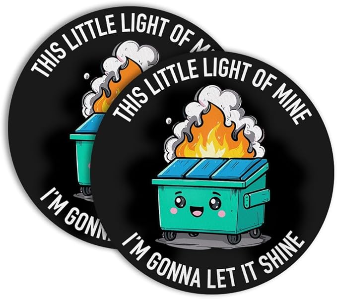 This Little Light of Mine I’m Gonna Let It Shine Drink Cup Holder Coaster Set by Unknown