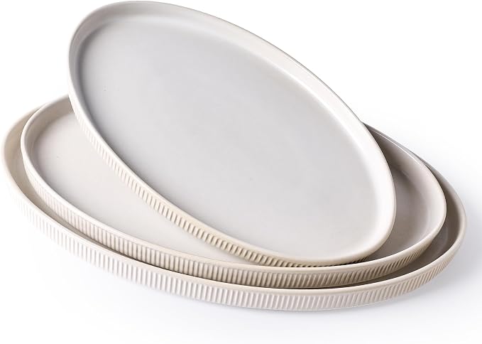 famiware Large Serving Platters Set of 3 Sizes by Famiware