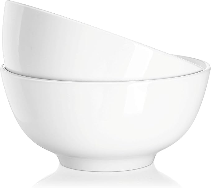 DOWAN Soup Bowls, Ramen Bowl for Noodle, 39 Ounce large Cereal Bowls for Kitchen by DOWAN