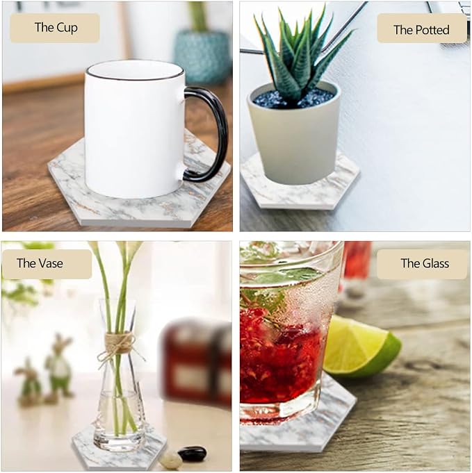 Marble Coasters, Coffee Bar Decor - Image 7