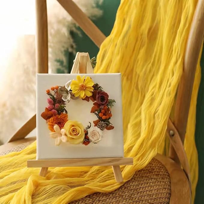 Yellow Cheesecloth Table Runner Cheese Cloth Wedding Birthday Party Decor | - Image 5