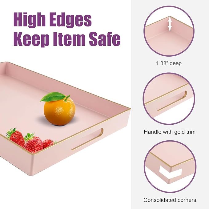 Gifturbo Pink Large Serving Tray - Image 4