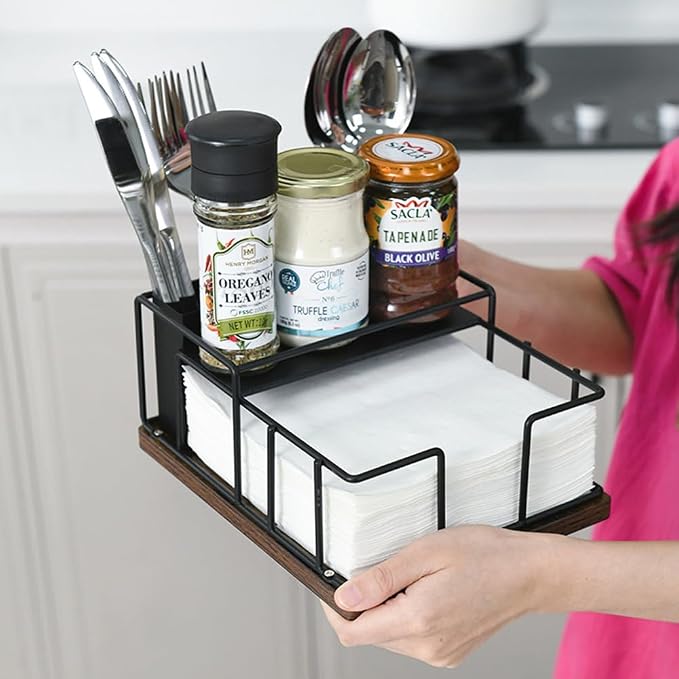 Napkin Holder for Table, Countertop Organizer - Image 4
