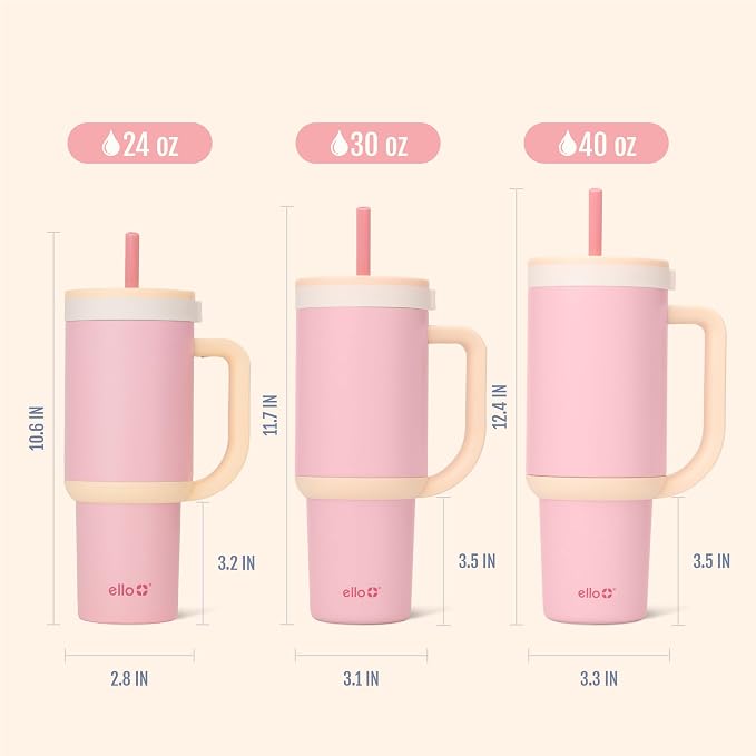 Ello Oasis 24oz Insulated Stainless Steel Tumbler - Image 8
