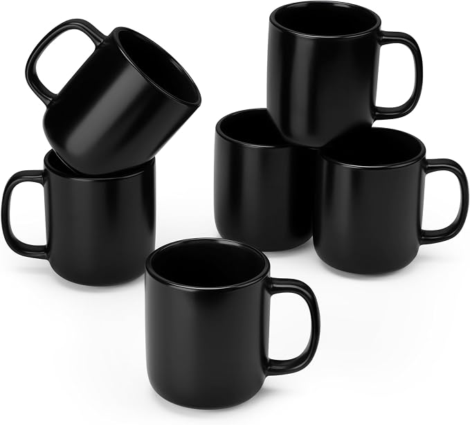 vancasso Stoneware Coffee Mugs Set, 16 oz Ceramic Coffee Cups by vancasso