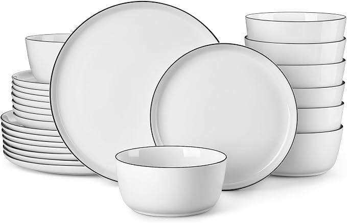 MALACASA 24-Piece Dinnerware Set by MALACASA