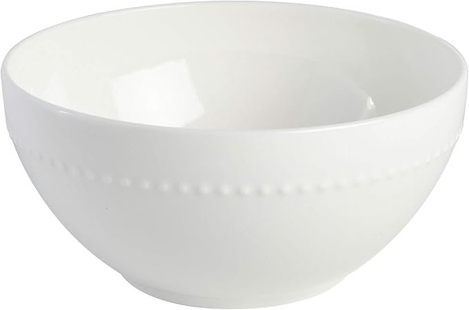 Gibson Elite Embossed Bone China 16-Piece Double Bowl Dinnerware Set, Service - Image 7