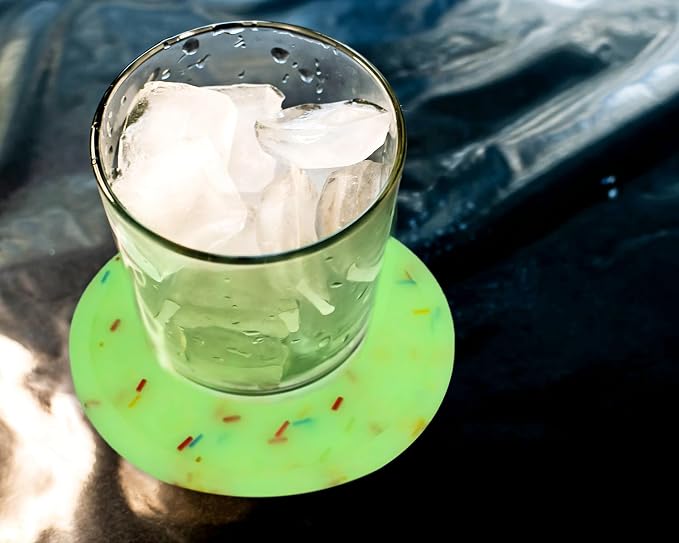 ONLYKXY 3pcs Silicone Luminous Bar Coaster Modern Cup Drink Mat Plate Creative - Image 3