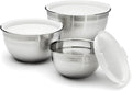 Cuisinart Mixing Bowl Set, Nesting Bowls, Stainless Steel, 3-Piece | 1.5 by Cuisinart