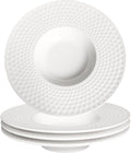 Creative home decor ceramic wide-rimmed soup bowls/plates, 5.3 oz pasta bowl by LIUWYHCF