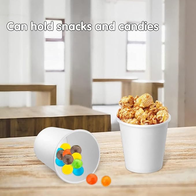3 oz 100 Pack Disposable Paper Cups, Bathroom Mouthwash Cups | Espresso - Image 6