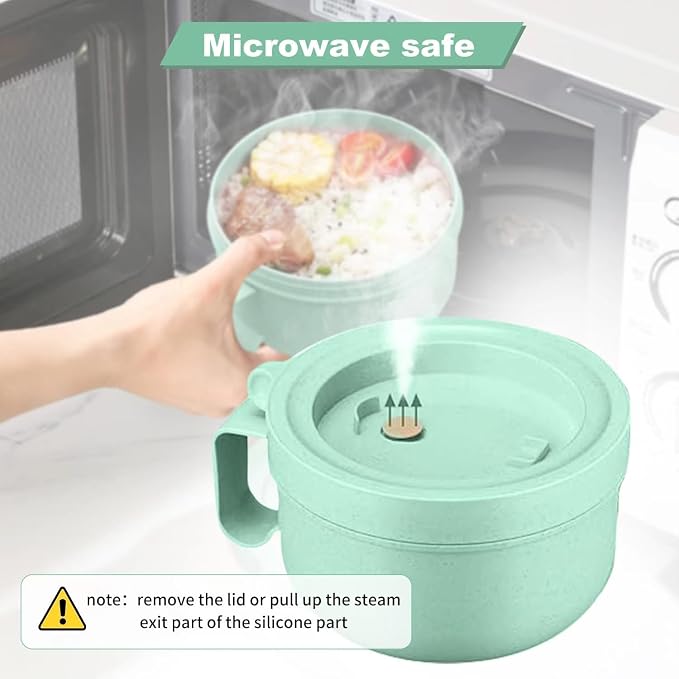 Rarapop 2 Pack Microwave Soup Bowl Containers - Image 5