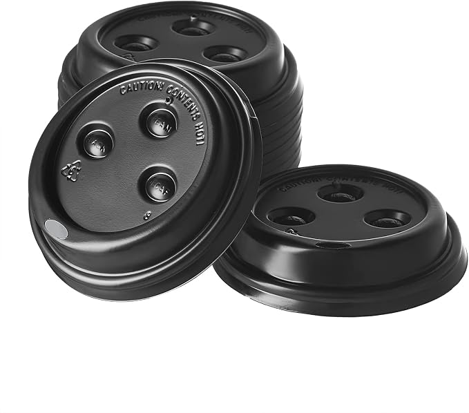 CIAO! Coffee Cup Sipper Black Dome Lid, Designed and Fit - Image 8