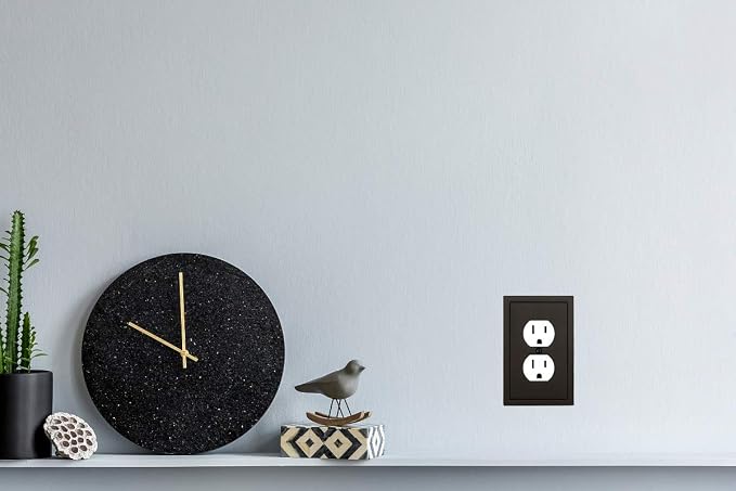 Modern Edge Decorative Wall Plate Switch Plate Outlet Cover, Durable Solid Zinc - Image 7