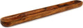 Hand-Carved Acacia Wood Long Olive Tray Canoe Style Perfect by KaizenCasa