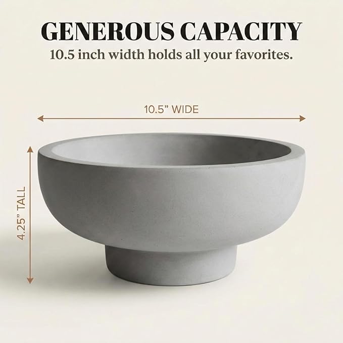 OAKOA Modern Fruit Bowl for Kitchen Counter - Image 5