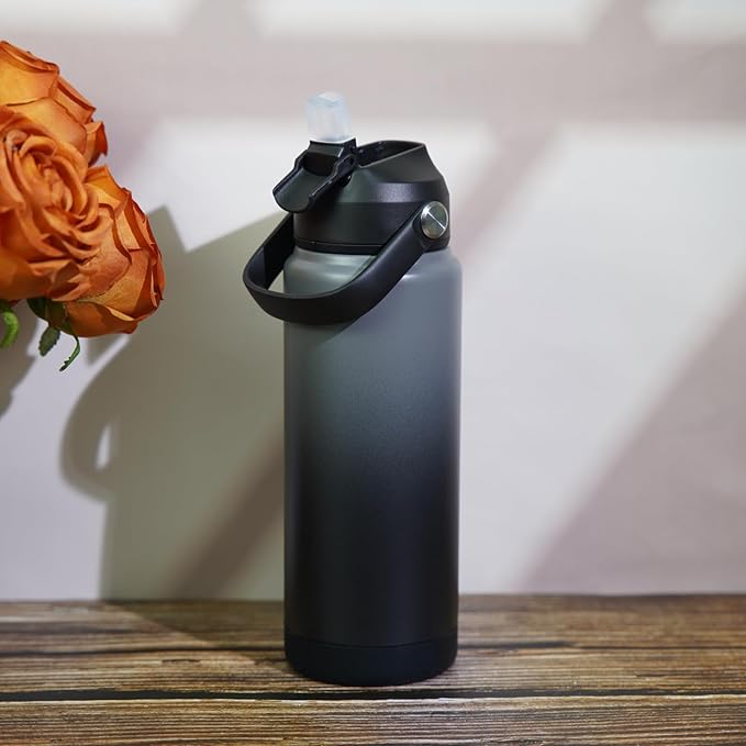 BJPKPK 32oz Insulated Water Bottle, Stainless Steel Bottle - Image 6