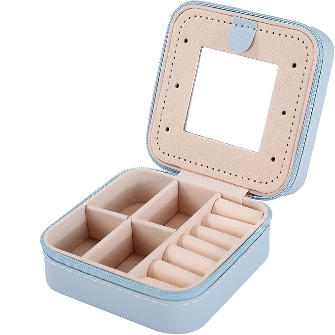 KElofoN Travel jewelry case Travel jewelry box Travel Jewelry Organizer Small - Image 6