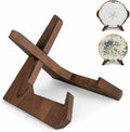 ANBOXIT Bowl Stands for Display, 6.5 Inch Plate Holder, Wooden Easel | Frame by ANBOXIT