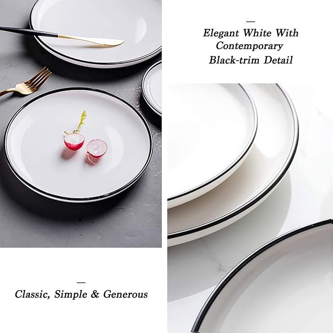 6-inch Small Porcelain Appetizer Plates, Snacks Plate - Image 5