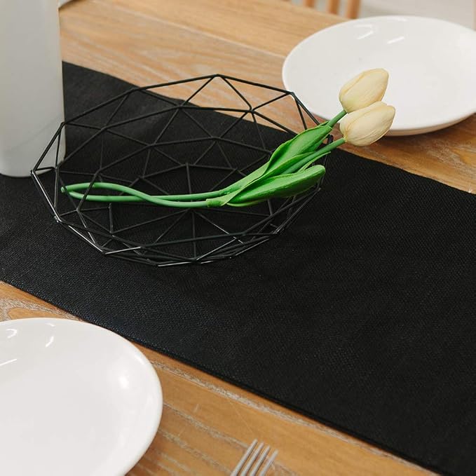 2 Piece Fabric in 1 Dinning Table Runner 12 x 120 Inches Farmhouse Kitchen - Image 4