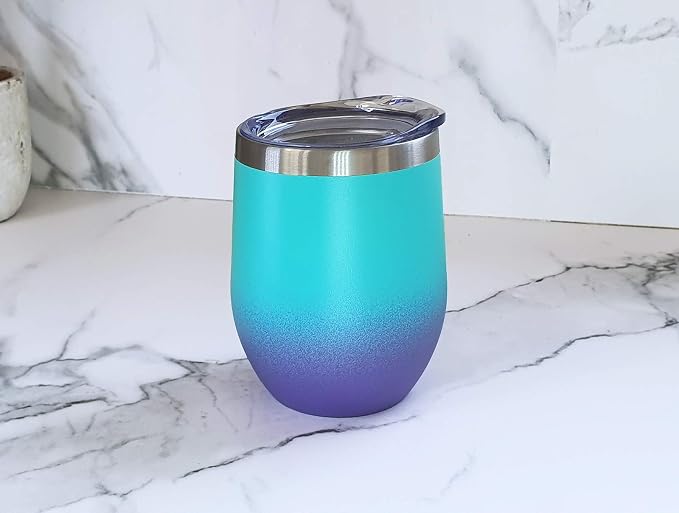 CHILLOUT LIFE 12 oz Stainless Steel Wine Tumbler - Image 4