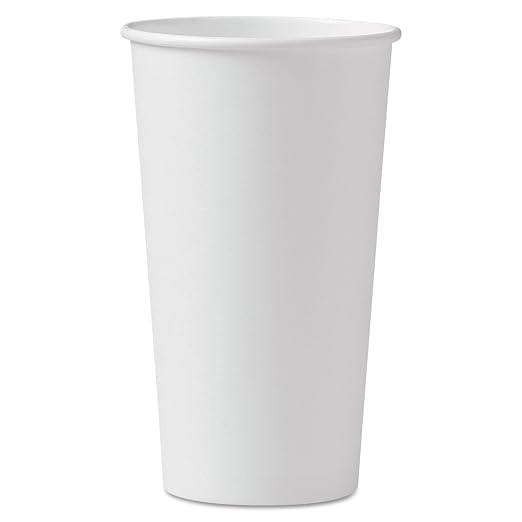 Solo 420W-2050 20 oz White SSP Paper Hot Cup by SOLO