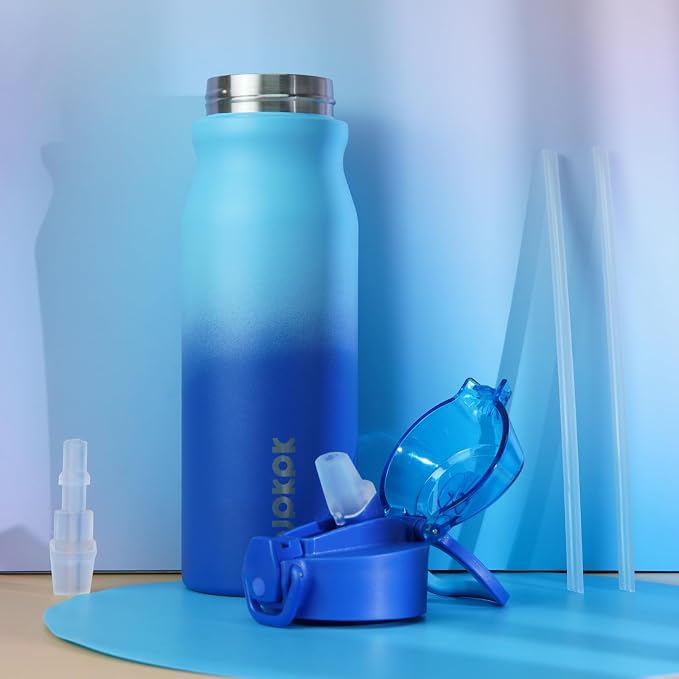 BJPKPK 25 oz Insulated Water Bottle, Stainless Steel Flask | Leak Proof Locking - Image 5