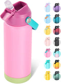 Fijinhom 24oz Insulated Stainless Steel Water Bottle, Wide Mouth Double Wall by Fijinhom