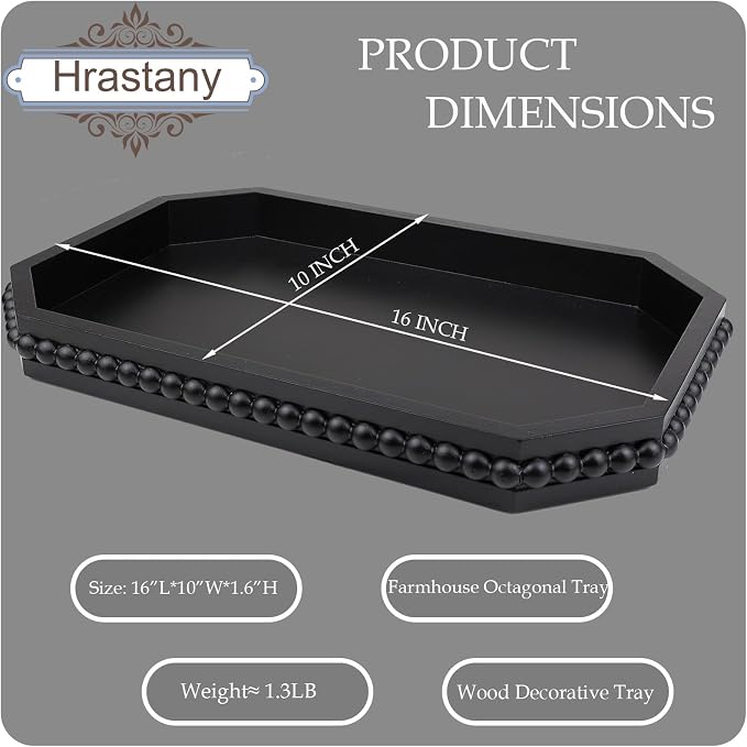 Hrastany Wood Rustic Serving Tray - Image 2