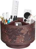 Pen Holder for Desk Organizers and Accessories, TV Remote Control Holder | PU by BIBELUN