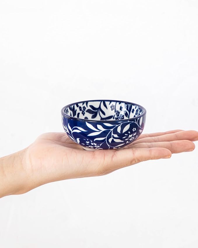 vancasso 2.7 Oz Ceramic Mini Dipping Bowls Set of 6, 3 Inch Small Dip Bowls - Image 6