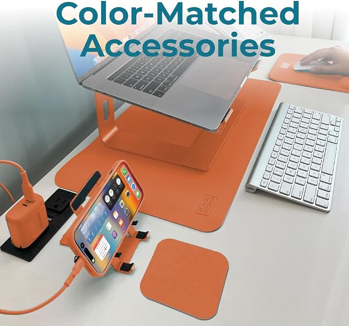 BLACK+DECKER Square Coasters Set of 4, Water-Resistant, | Coasters - Image 3