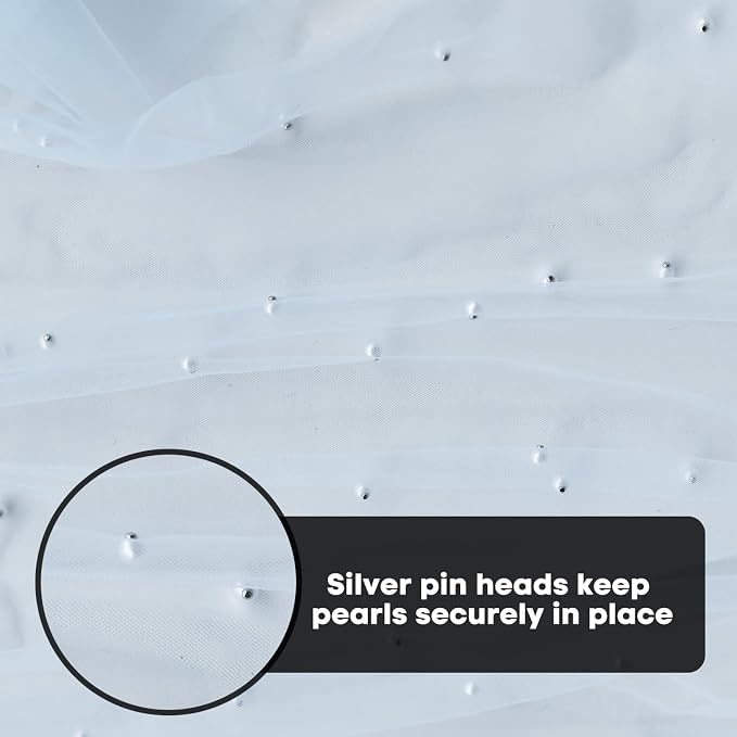 Artoid Mode 6PCS Pearl Blue Gauze Table Runner 120 Inch 10FT, Seasonal Sheer - Image 5