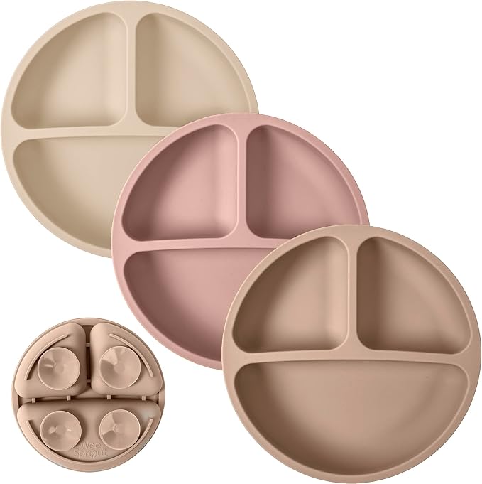 WeeSprout Suction Plates for Babies & Toddlers by WeeSprout