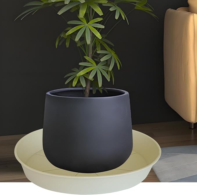 3 Pack of 20 22 inch Plant Saucer, 3.6" Depth Tray, Large Deep Garden Plastic - Image 4