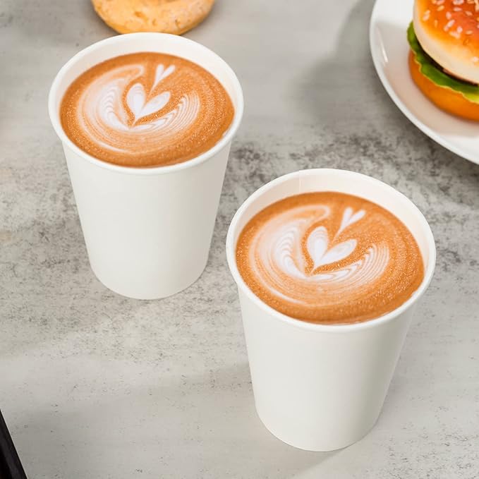 METAPRINT 500 Count 12 oz Disposable Paper Coffee Cups, and Events - Image 7