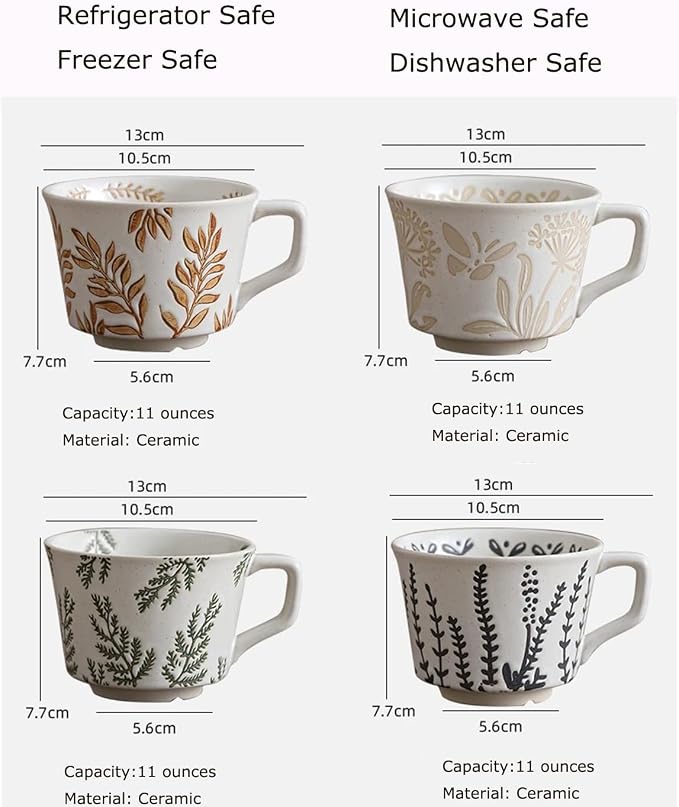 Small Ceramic Mug 1pc, 11oz - Image 3