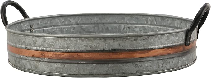 Galvanized Metal Serving Trays - Image 2